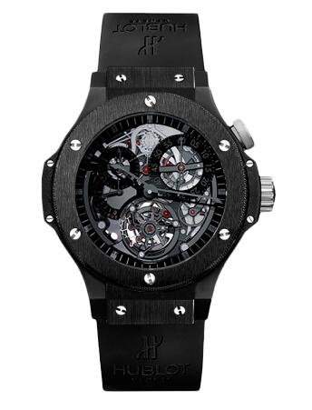 Best luxury Hublot Tourbillon Bigger Bang All Black 308.CI.134.RX replica watches